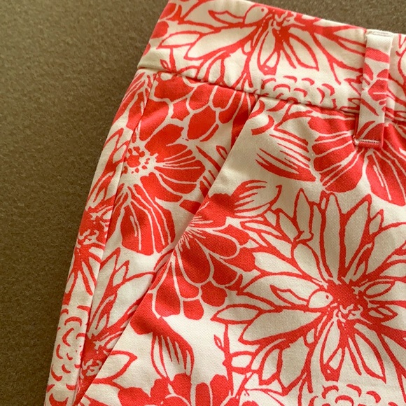 Talbots The Perfect Skimmer Floral Capri Crop Pant - Picture 10 of 11